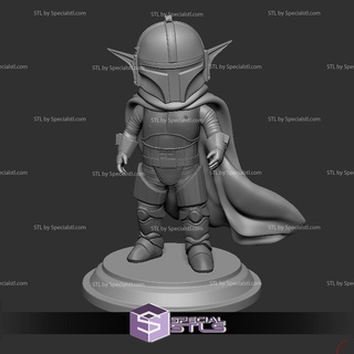 grogulorian stl files starwars 3d printing figurine 3d print model - Mito3D