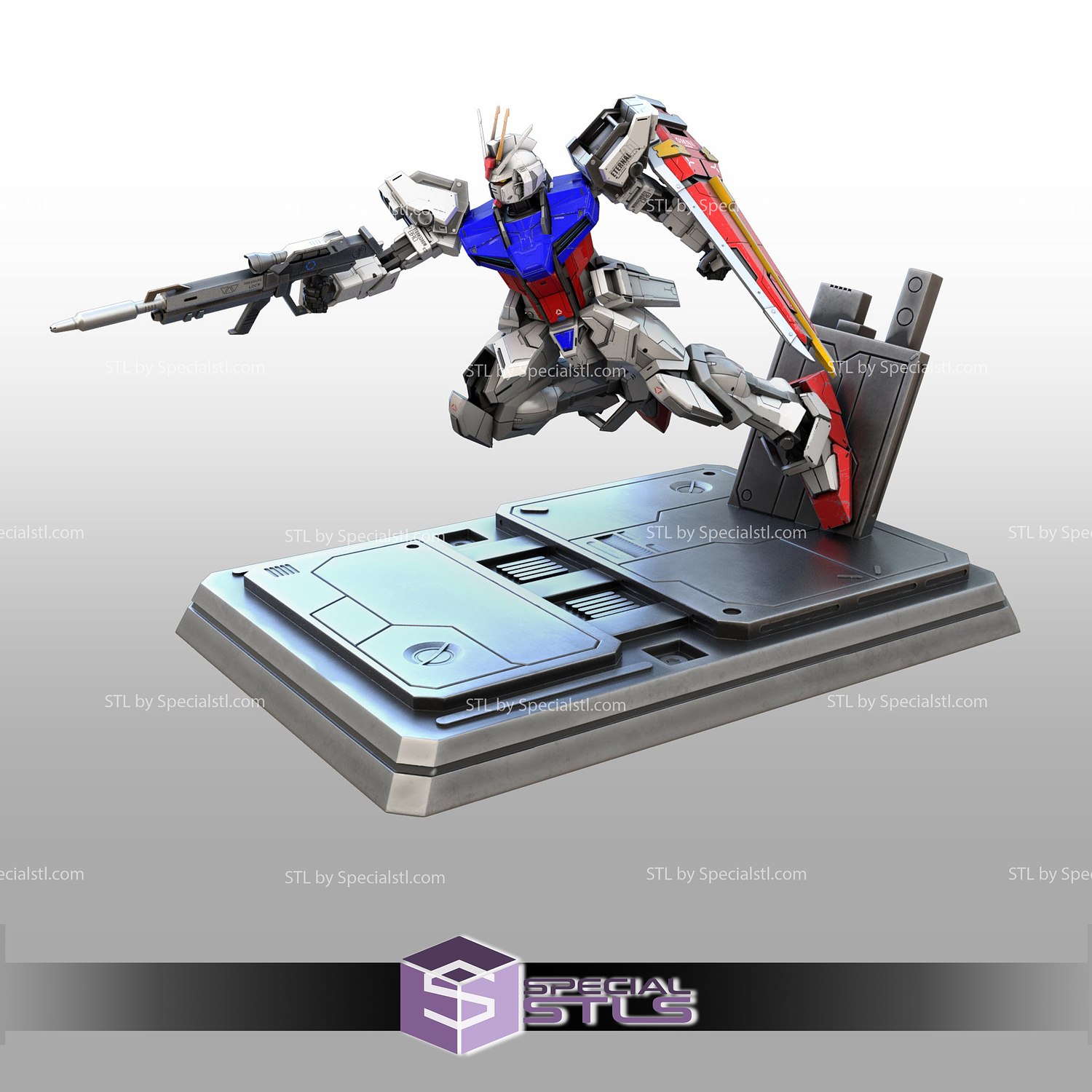 Gundam aile Streik stl Dateien 3d Drucken Figur 3D print model - Mito3D