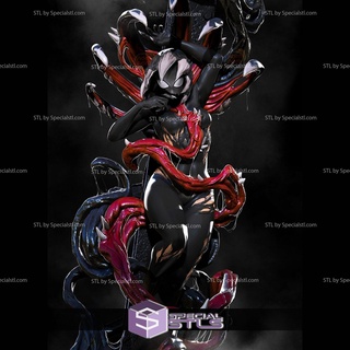 gwenom homme araignée v2 3d impression figurine 3d print model - Mito3D