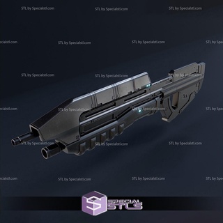 aureola 3 asalto rifle 3d impresión figurilla 3d print model - Mito3D