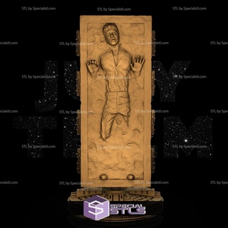 Han Solo Karbonit 3d Drucken Figur 3d print model - Mito3D