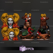 Harley Quinn bomba v2 dc 3d print model - Mito3D