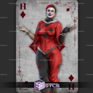 Harley Quinn ölüm metal 3d Yazdır stl model 3d print model - Mito3D