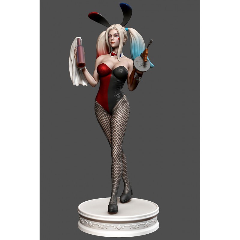 Harley Quinn v4 dc 3D print model - Mito3D