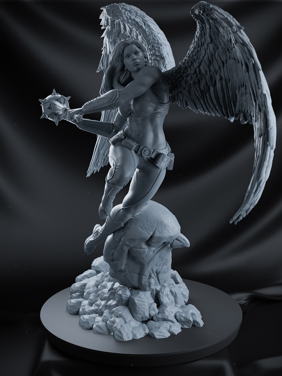 Mulher Gavião v2 dc 3D print model - Mito3D