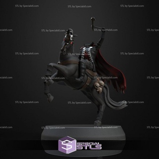 headless horseman fanart stl files 3d print model - Mito3D