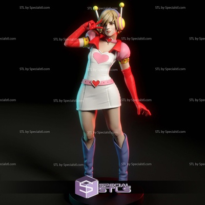 erica muratore as principessa cuore digitale 3d scultura speciale 3d print model - Mito3D