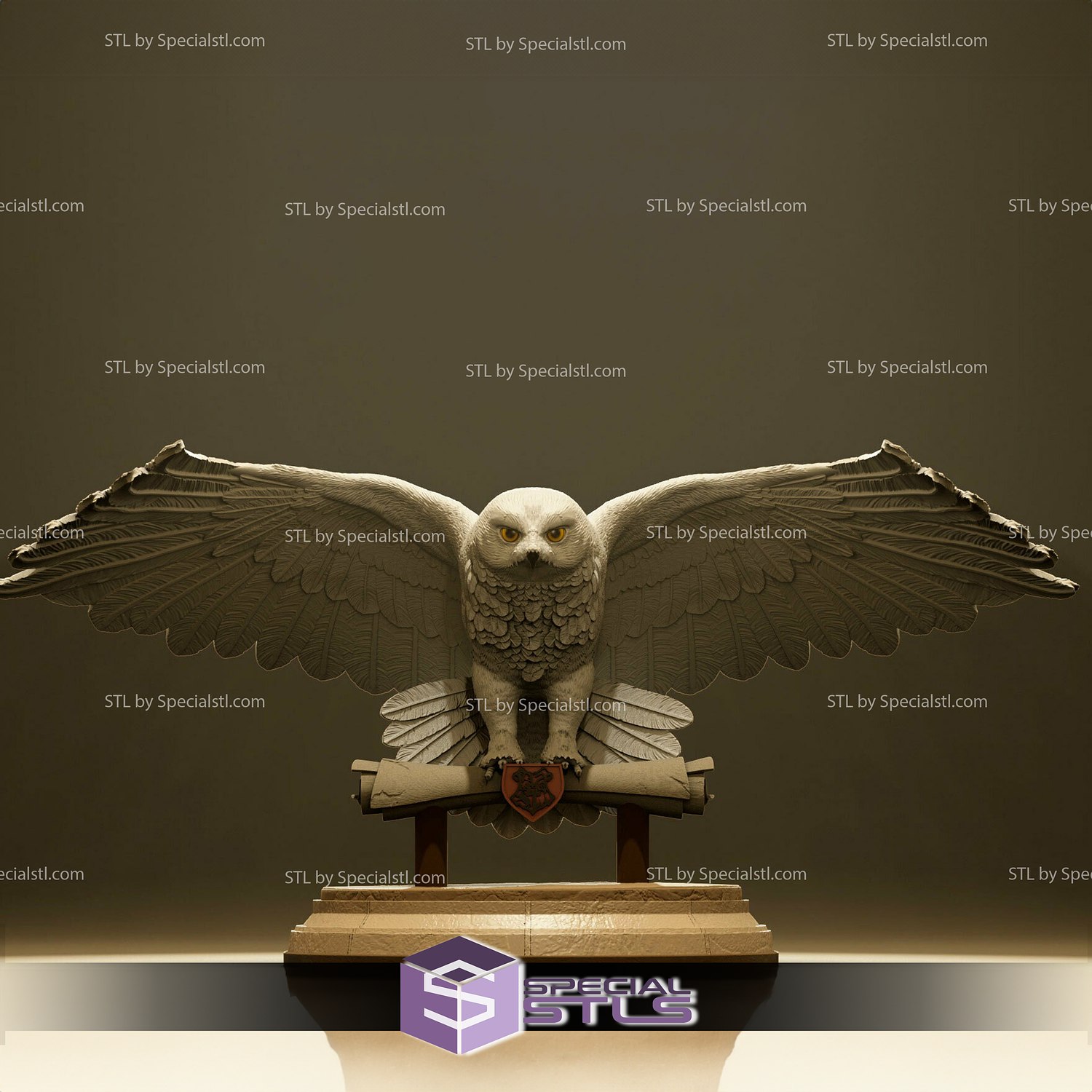 hedwig 3d printing model harry potter stl files 3D print model - Mito3D