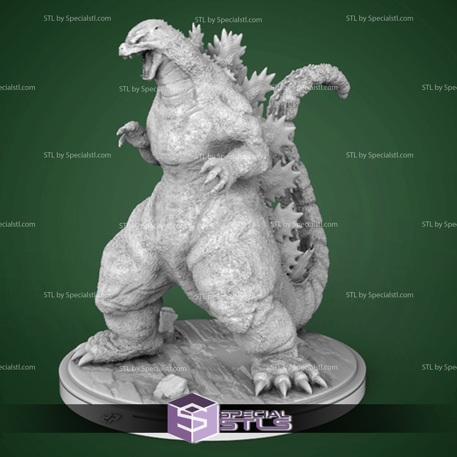 heisei Godzilla kaiju stl dossiers 3D print model - Mito3D