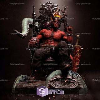 hellboy 2023 throne ready 3d print hellboy 2023 throne ready 3d print  3d print model - Mito3D