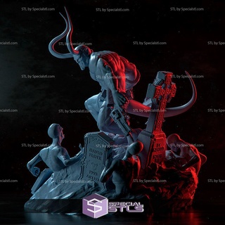 ragazzo infernale diorama 3d print model - Mito3D