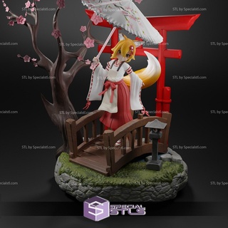 helpful fox senko-san 3d print model - Mito3D