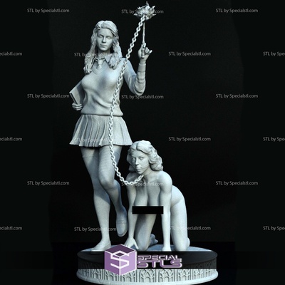 hermione lua amor bdsm digital escultura especial granger 3d print model - Mito3D