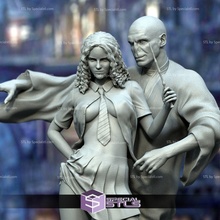 Hermione Voldemort harry potier 3d print model - Mito3D