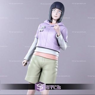 hinata Hyuuga Basic Pose Stehen 3d Drucken Figur Naruto 3d print model - Mito3D