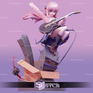 hitori gotoh action ready 3d print bocchi rock 3d print model - Mito3D