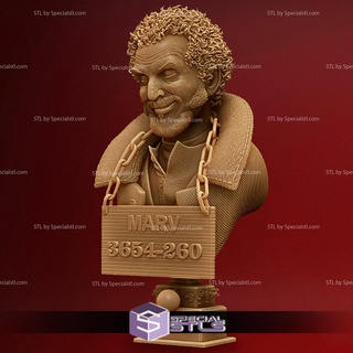 home alone marv murchins bust 3d printing figurine home alone marv murchins bust 3d printing figurine  3d print model - Mito3D