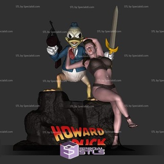 howard duck stl files 3d print model - Mito3D