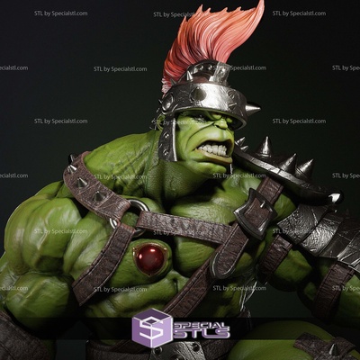 hulk galadiatore versione digitale scultura speciale 3d print model - Mito3D