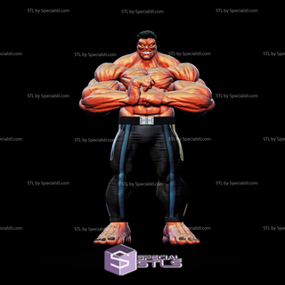 hulk músculo esmagar pé pronto impressão 3d print model - Mito3D