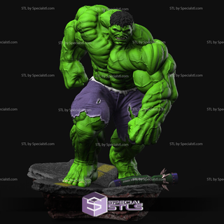 hulk músculo caminhando pronto 3d impressão modelo 3d print model - Mito3D