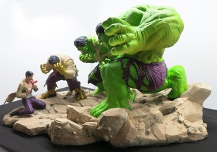 hulk trasformazione meraviglia 3d print model - Mito3D