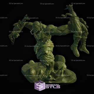 hulk carcaju stl arquivos v4 3d print model - Mito3D