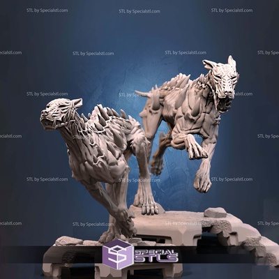 chiens chien stl miniatures specialstl 3d print model - Mito3D