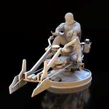 chasseur enfant étoile guerres 3d print model - Mito3D