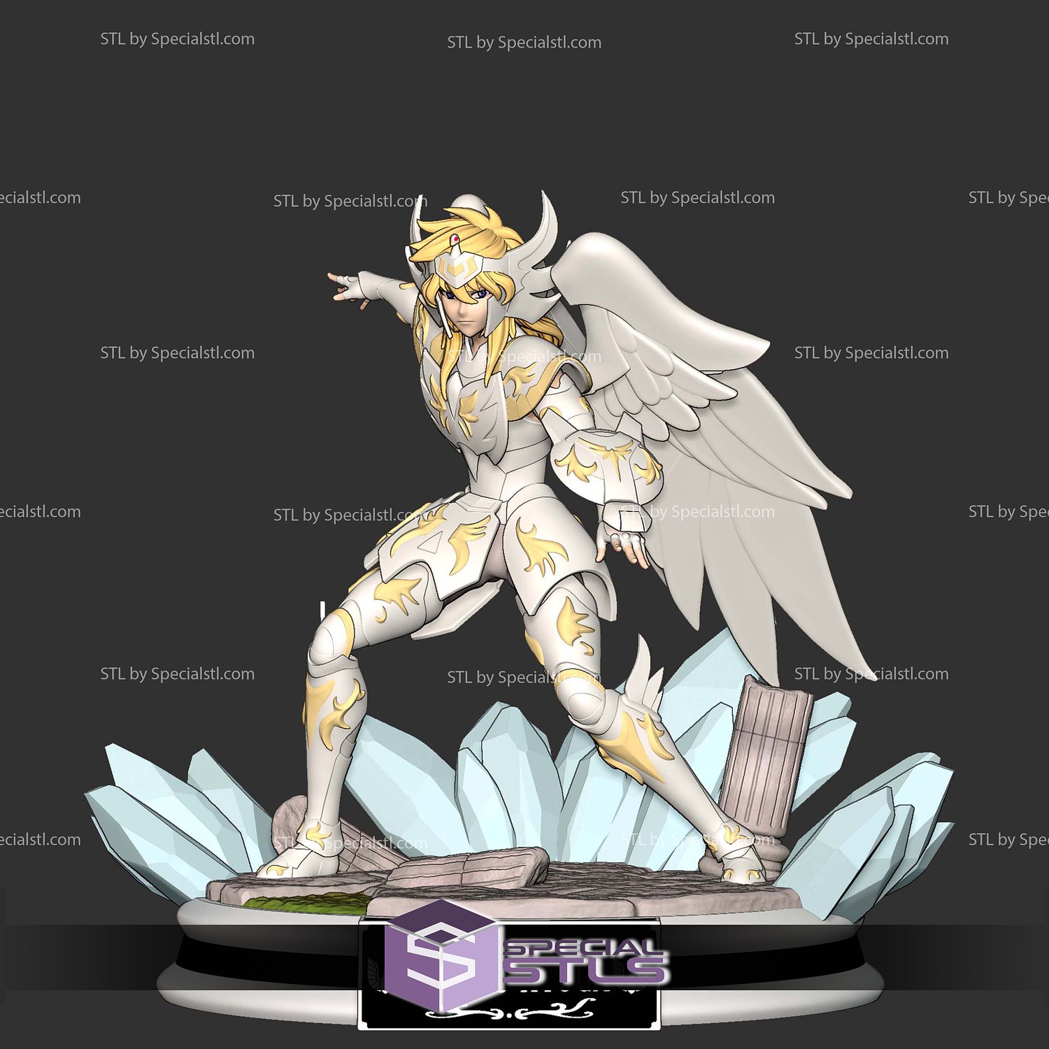 hyga kamui manga version saint seiya numérique sculpture specialstl 3D print model - Mito3D