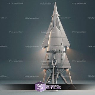 icarus 3d printable space ship planet apes stl files 3d print model - Mito3D