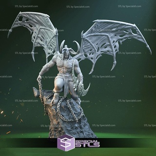 Illidan demônio caçador stl arquivos pé 3d print model - Mito3D