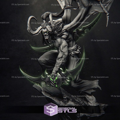 illidan tempête in bataille numérique stl dossiers specialstl 3d print model - Mito3D