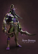 Illidan Furia tormenta v2 Warcraft 3d print model - Mito3D