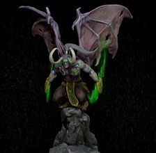 Illidan Furia tormenta Warcraft 3d print model - Mito3D