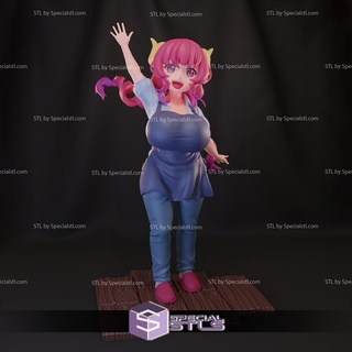 perle kobayashi san chi Femme ménage dragon 3d modèle 3d print model - Mito3D