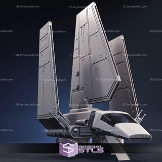 impérial Navette stl dossiers étoile guerres 3d print model - Mito3D