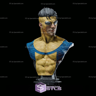 invincible bust 3d printing figurine invincible bust 3d printing figurine  3d print model - Mito3D