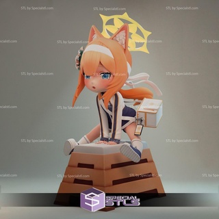 iochi mari stl files blue archive 3d printing figurine 3d print model - Mito3D