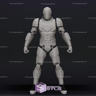 ferro uomo flessibile ibrido stl File 3d print model - Mito3D