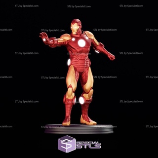 iron man model 70 standing stl files 3d print model - Mito3D
