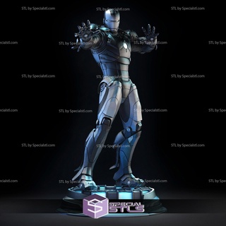 ironman 2023 standing pose stl files 3d printing figurine 3d print model - Mito3D