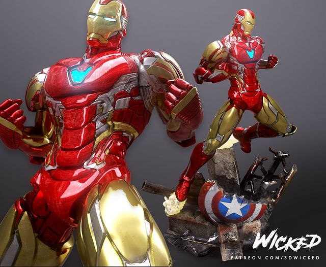 ironman suit marvel 3D print model - Mito3D