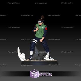 iruka umino 3d stampa figurina naruto stl File 3d print model - Mito3D