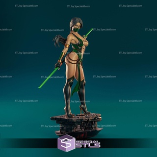 jade 3d printing figurine mortal kombat stl files 3d print model - Mito3D
