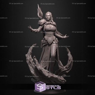 jaina orgulloso 3d imprimible mundo Warcraft stl archivos 3d print model - Mito3D