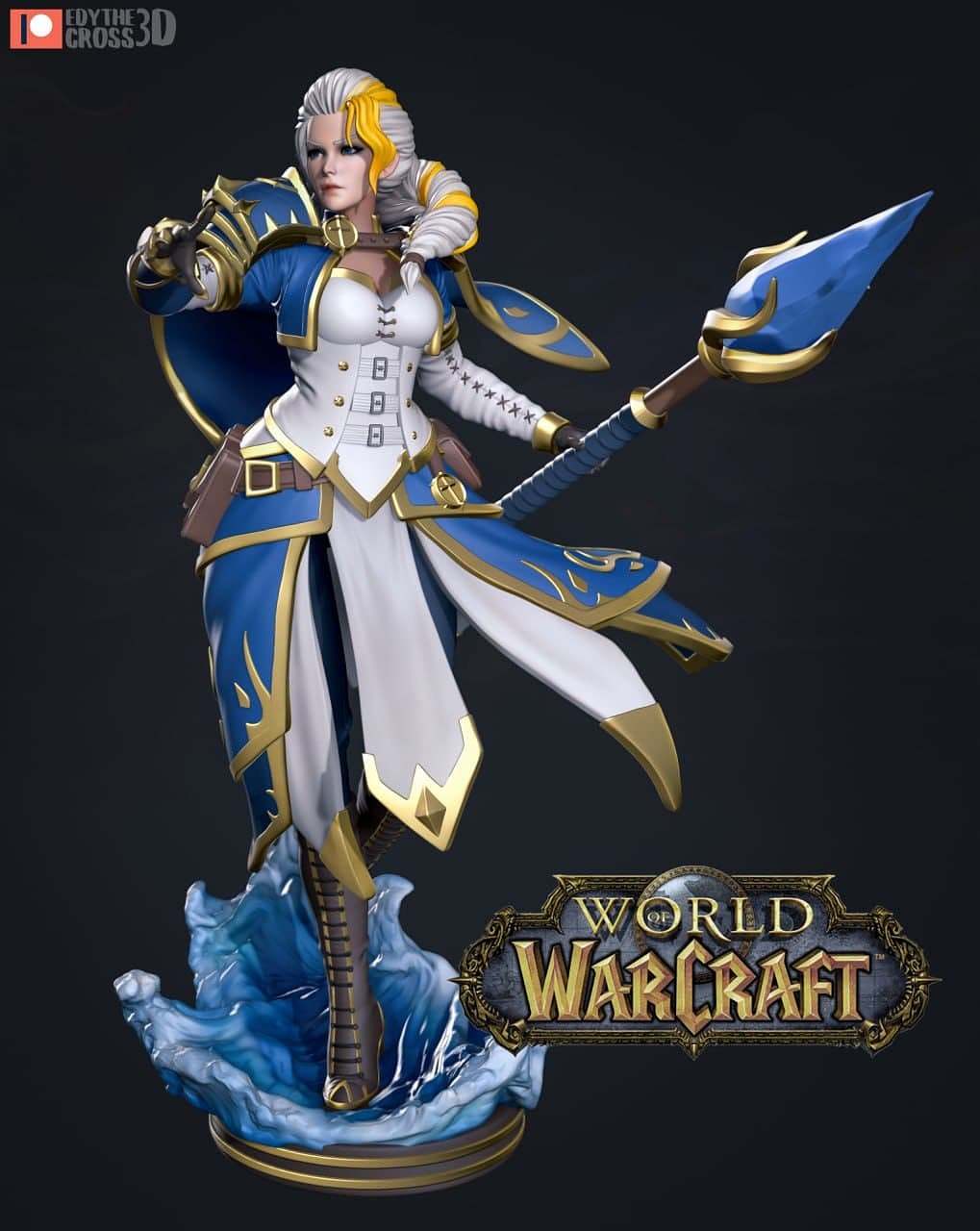 jaina proudmoore warcraft 3D print model - Mito3D