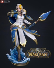 jaina orgulloso Warcraft 3d print model - Mito3D