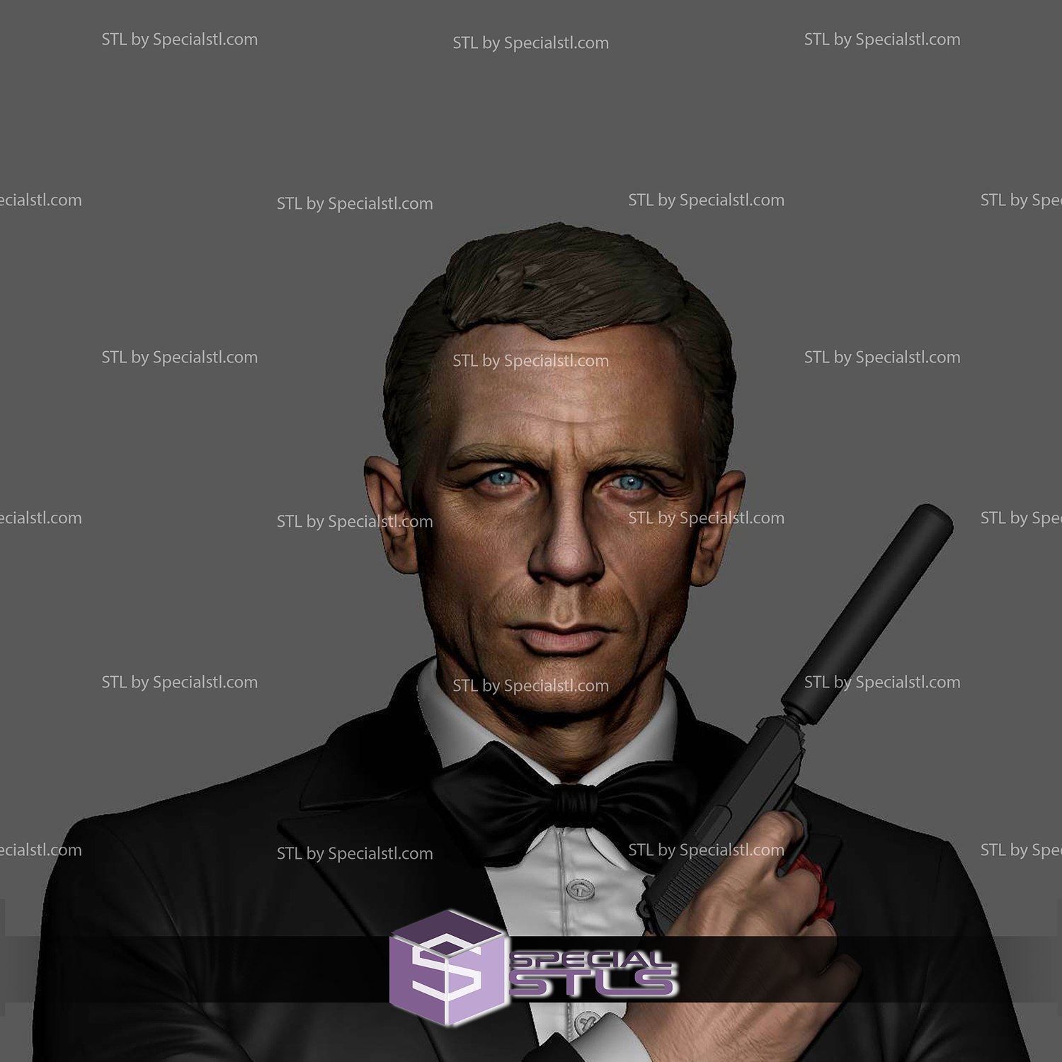 James bağ Daniel Craig stl Dosyalar 007 3D print model - Mito3D