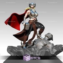 jane foster thor 3d print model - Mito3D